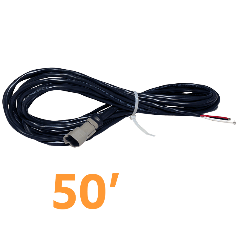 50′ LENGTH W/3 POSITION DEUTSCH CONNECTOR #77253