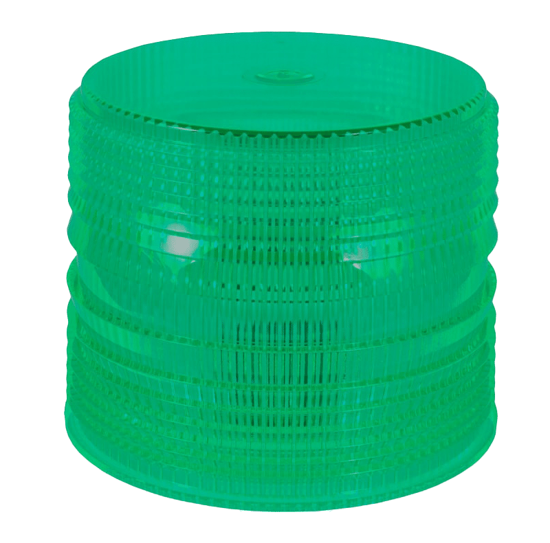 GREEN REPLACEMENT LENS MEDIUM PROFILE BEACONS #300-S-G