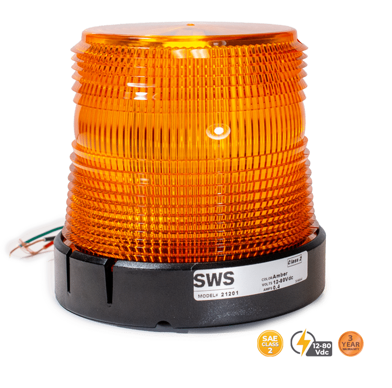 12-80VDC AMBER SELECT SERIES BEACON #21201