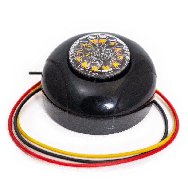 HIDEAWAY INSERTS OR SURFACE MOUNT SELF CONTAINED AMBER LED #80046