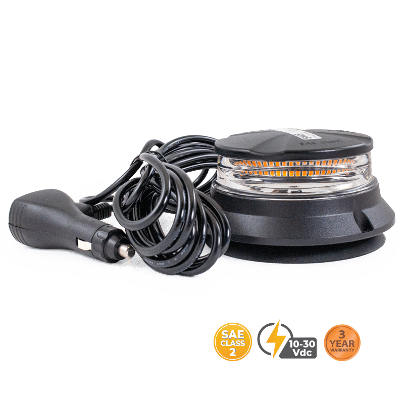 MINI AMBER EMITTING VACUUM MAGNETIC BEACON #22186M