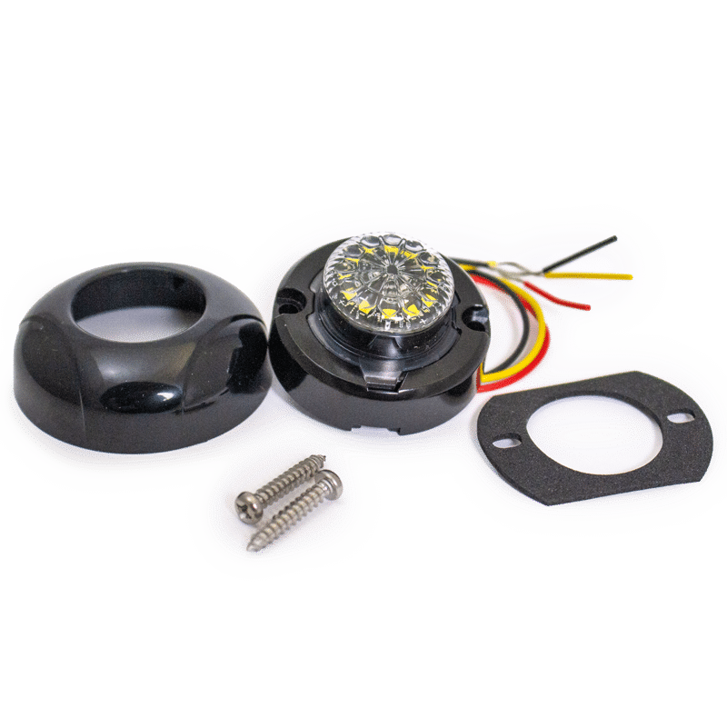 HIDEAWAY INSERTS OR SURFACE MOUNT SELF CONTAINED WHITE LED #80047