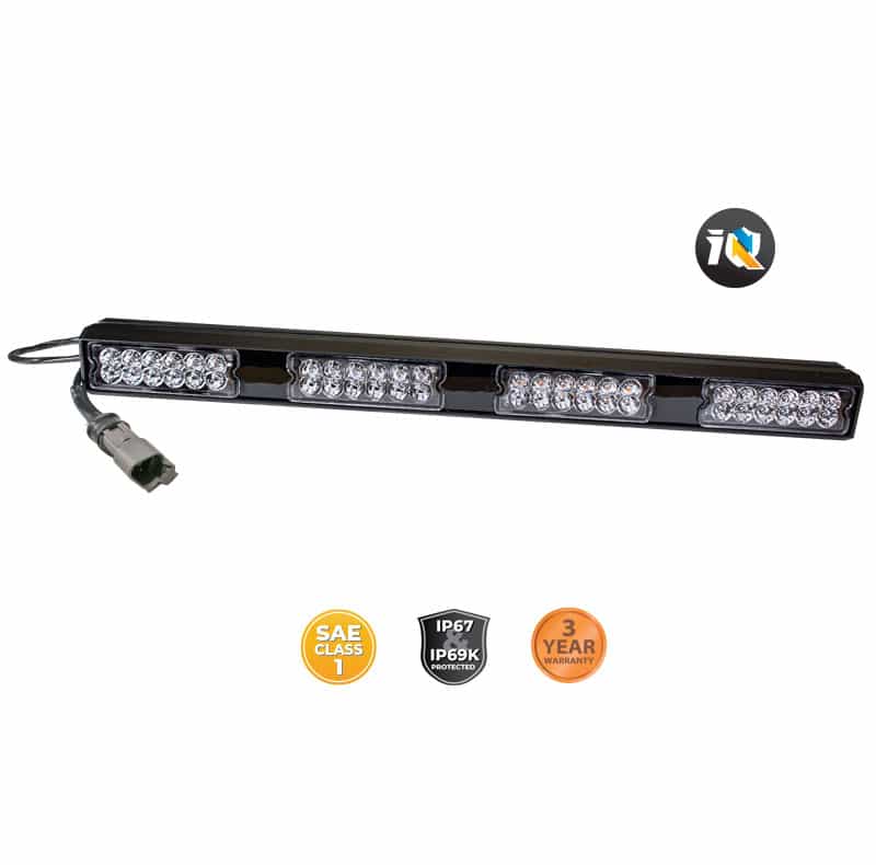 ARCTIQ AMBER/BLUE SNOW PLOW PACKAGE WARNING STICK 24″ #56046