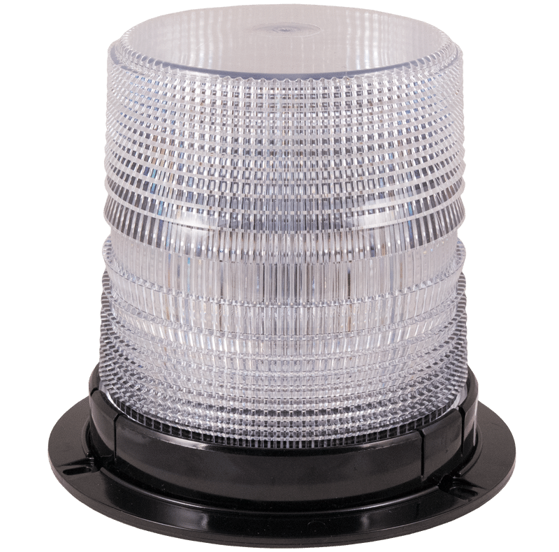 WHITE HIGH PROFILE FLEET LED BEACON #27151
