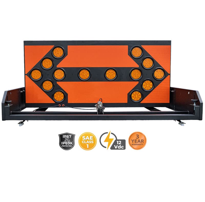 NON-FREEWAY FULLY AUTOMATED TC-12 ARROW BOARD AND ROOF MOUNTING SYSTEM #55200