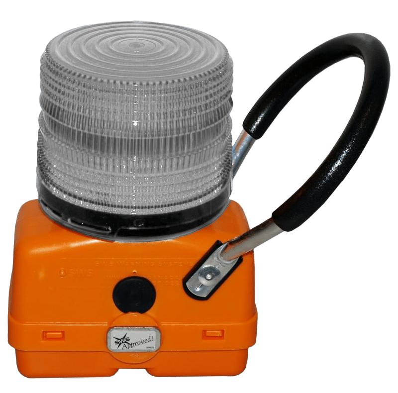 CLEAR PORTABLE LED BEACON #735S-C
