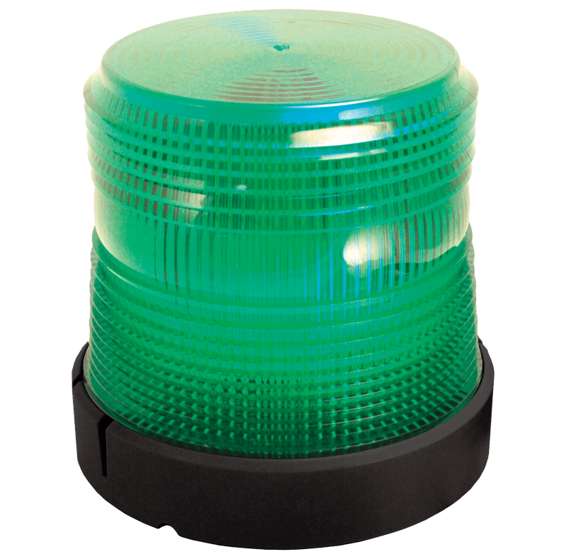 GREEN MEDIUM PROFILE FLEET LED BEACON #201Z-12V-G
