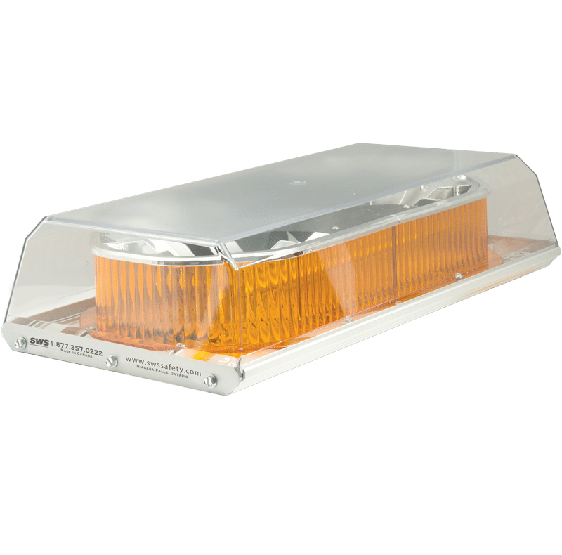 AMBER 16” LOW PROFILE FLEET PLUS LED MINIBAR #16310V