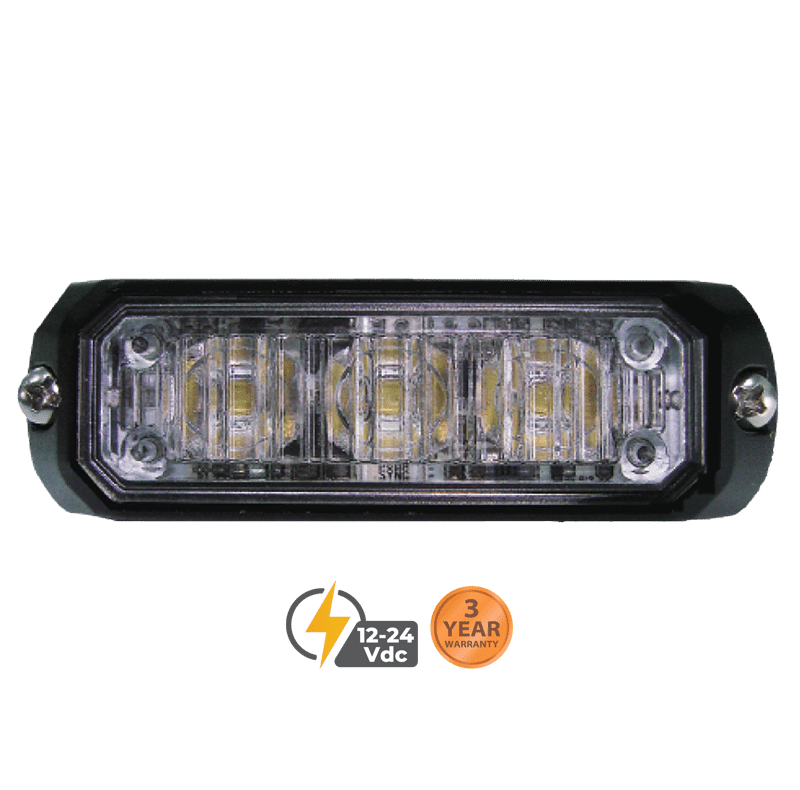 LOW PROFILE AMBER PERIMETER LIGHTING SURFACE MOUNT #80071
