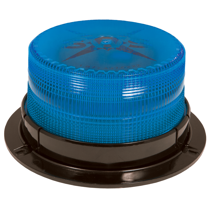 BLUE WHITE LOW PROFILE LED BEACONS #23105