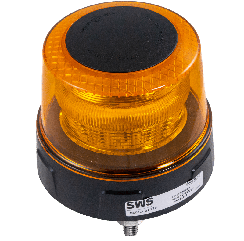 AMBER EMITTING SINGLE BOLT SELECT SERIES LED BEACON #22170