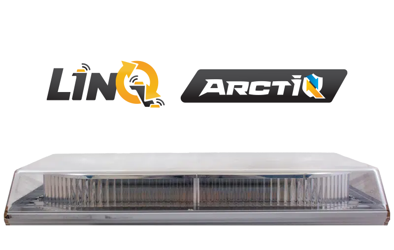 LINQ & ARCTIQ AMBER/BLUE 16″ SLIM PROFILE LED MINI LIGHTBAR PERMANENT MOUNT FOR SNOWPLOW KITS 75029, 75032 #S16461