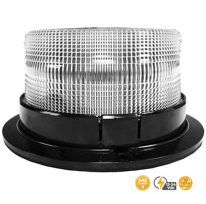 BLUE/WHITE DUAL COLOUR LOW POFILE FLEET PLUS BEACON #22141-B/W-2P