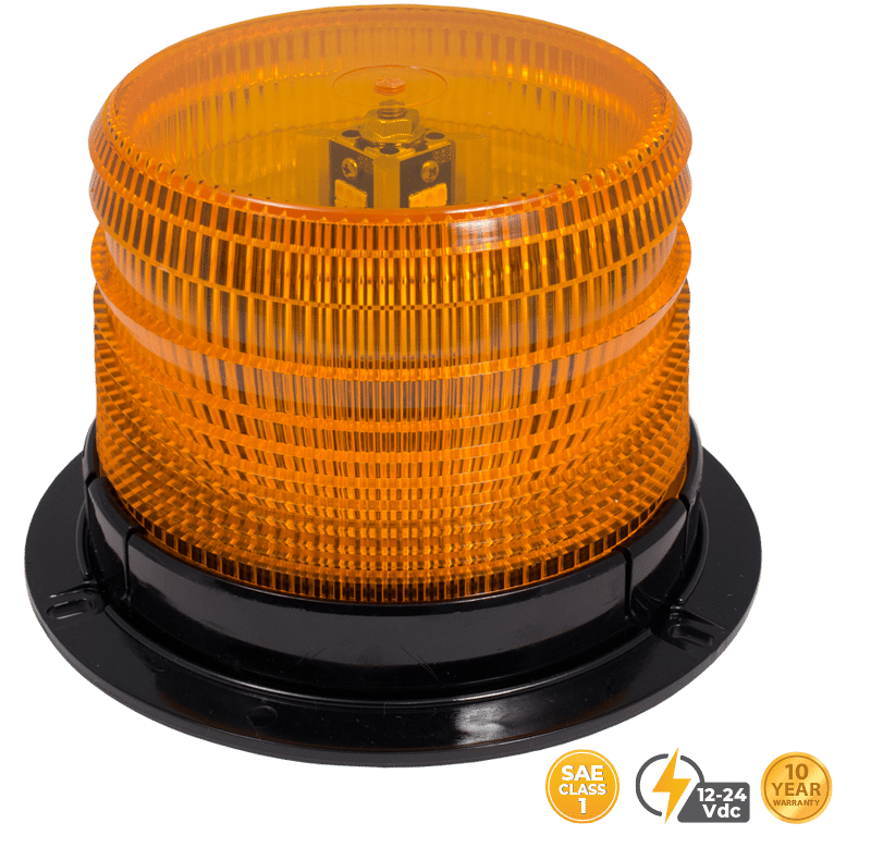 AMBER LOW PROFILE FLEET PLUS BEACON #23817