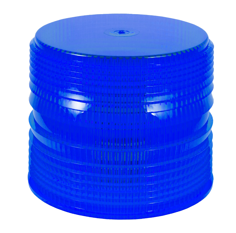 BLUE REPLACEMENT LENS MEDIUM PROFILE BEACONS #300-S-B