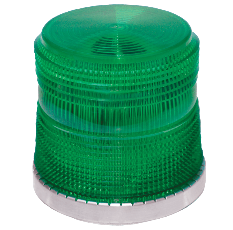 GREEN LOW PROFILE FLEET LED BEACON #200Z-12V-G