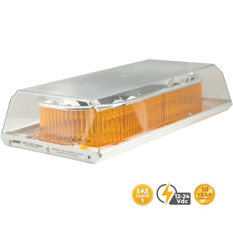 AMBER 16” LOW PROFILE FLEET PLUS LED MINIBAR #16310
