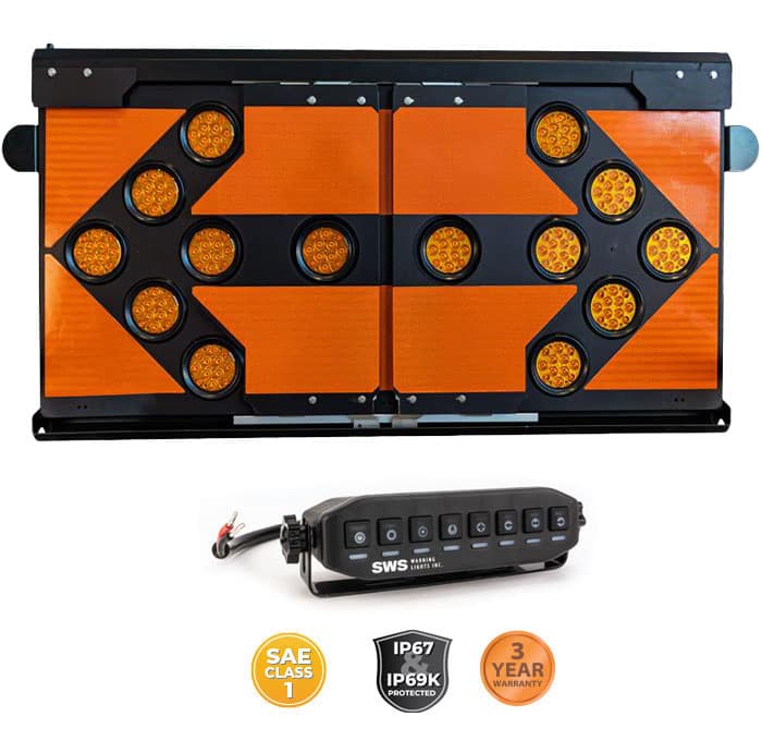 FREEWAY FULLY AUTOMATED TC-12 ARROW BOARD FOR RACK MOUNT #55100