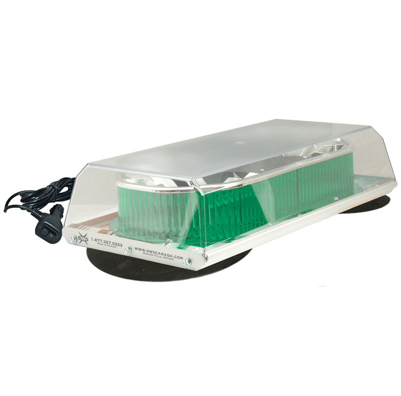 CLEAR GREEN WHITE 16” LOW PROFILE FLEET PLUS LED MINIBAR #16352