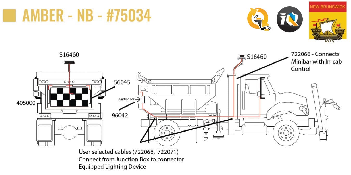 NEW BRUNSWICK AMBER SNOW PLOW #75034