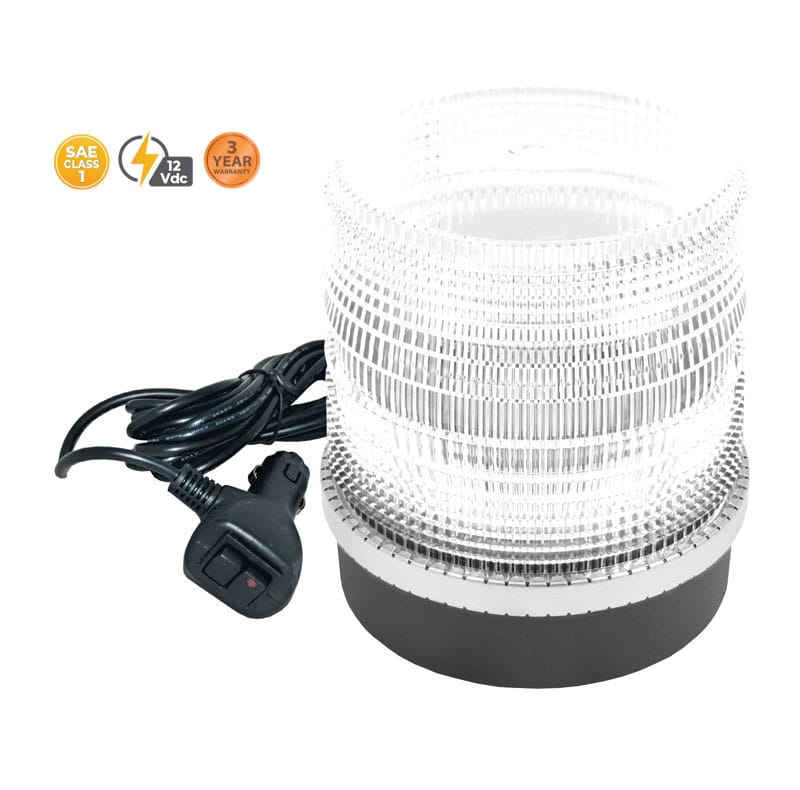 MEDIUM PROFILE AMBER EMITTING SELECT SERIES BEACON #210SM-12V-CA