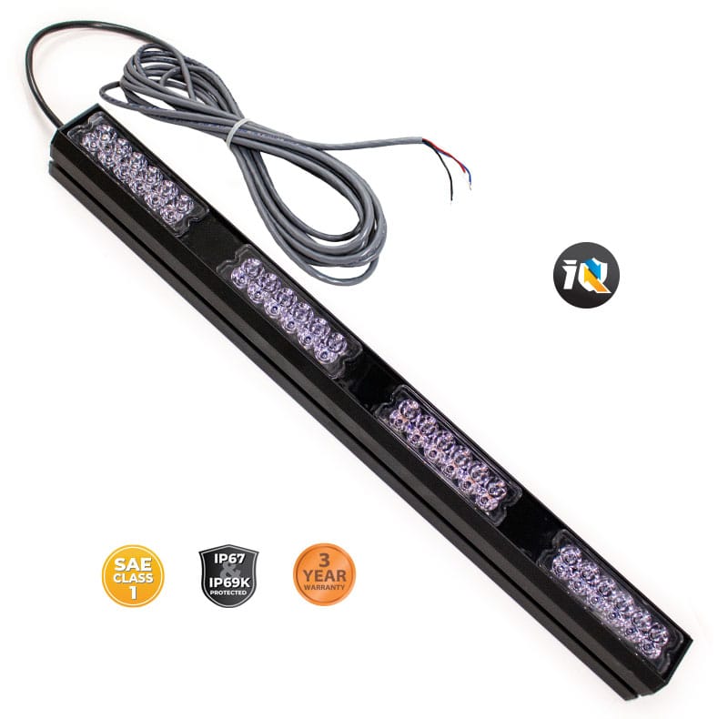 ARCTIQ AMBER/BLUE SNOW PLOW PACKAGE WARNING STICK 24″ #56043