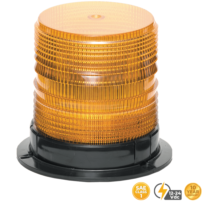 AMBER HIGH PROFILE FLEET PLUS LED BEACON #23835