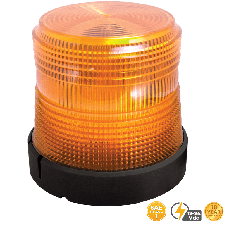 AMBER LOW PROFILE FLEET PLUS LED BEACON #20796