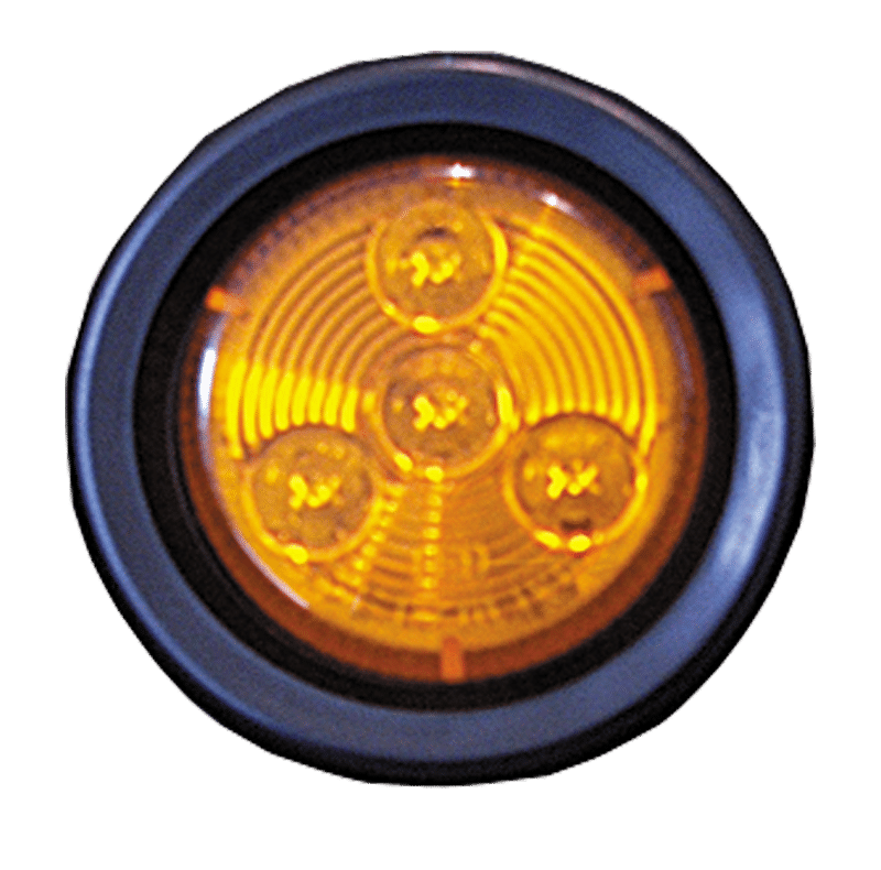 PERIMETER LIGHTS AMBER 2.5" ROUND #92301