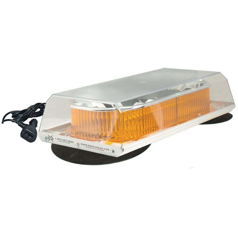 CLEAR AMBER 16” LOW PROFILE FLEET PLUS LED MINIBAR #16349
