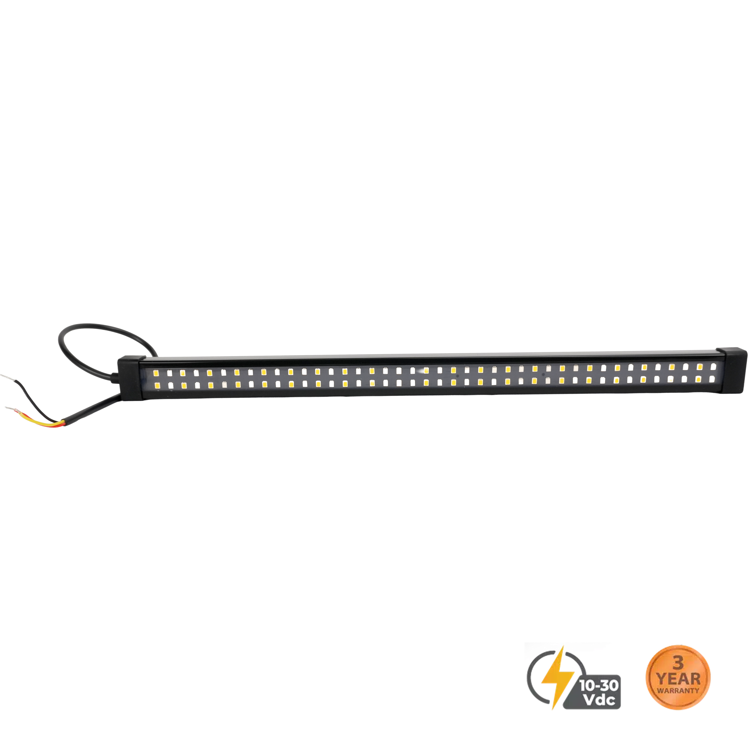 Flexible Flashing Amber Blue Strip Light 13" #93754-A/B
