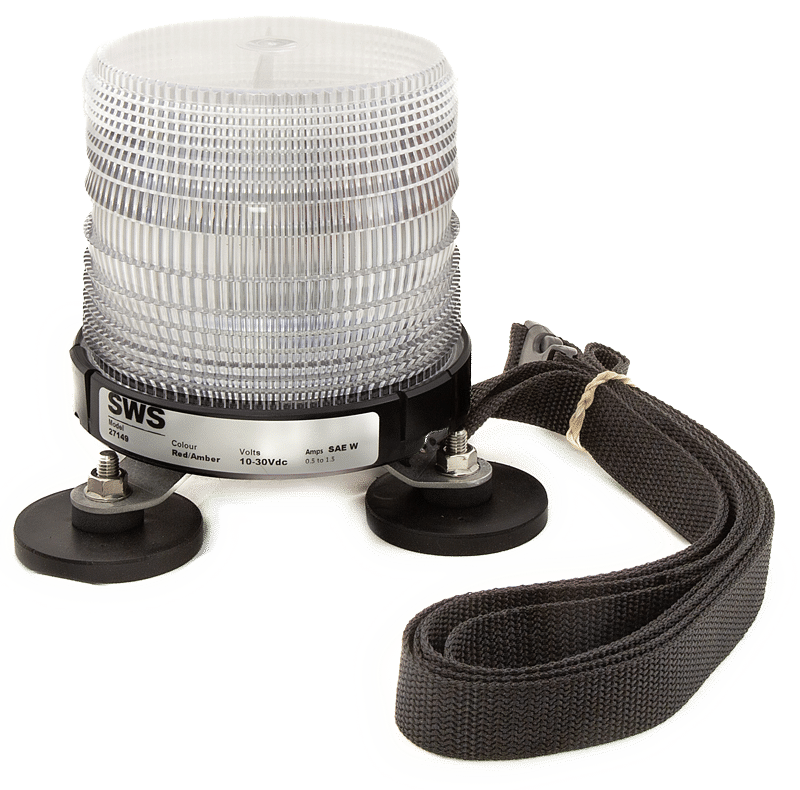 CLEAR MEDIUM PROFILE FLEET LED BEACON #27149