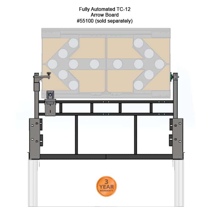 TRUCK BED RACK MOUNT FOR FULLY AUTOMATED TC-12 #985BR-01