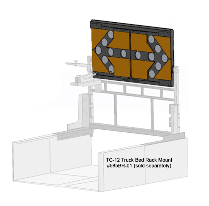 FREEWAY FULLY AUTOMATED TC-12 ARROW BOARD FOR RACK MOUNT #55100