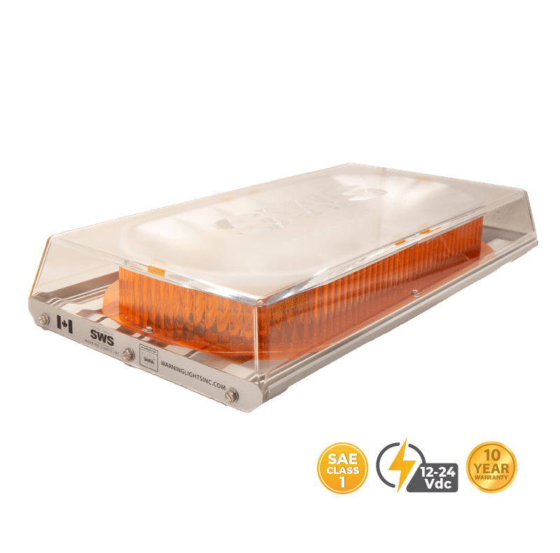 AMBER 16” SLIM PROFILE FLEET PLUS LED MINIBAR #S16310