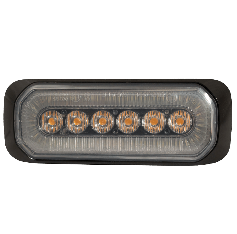 DUAL FUNCTION AMBER WHITE PERIMETER LIGHTS 6 LED WITH HALO 18 LED #83062