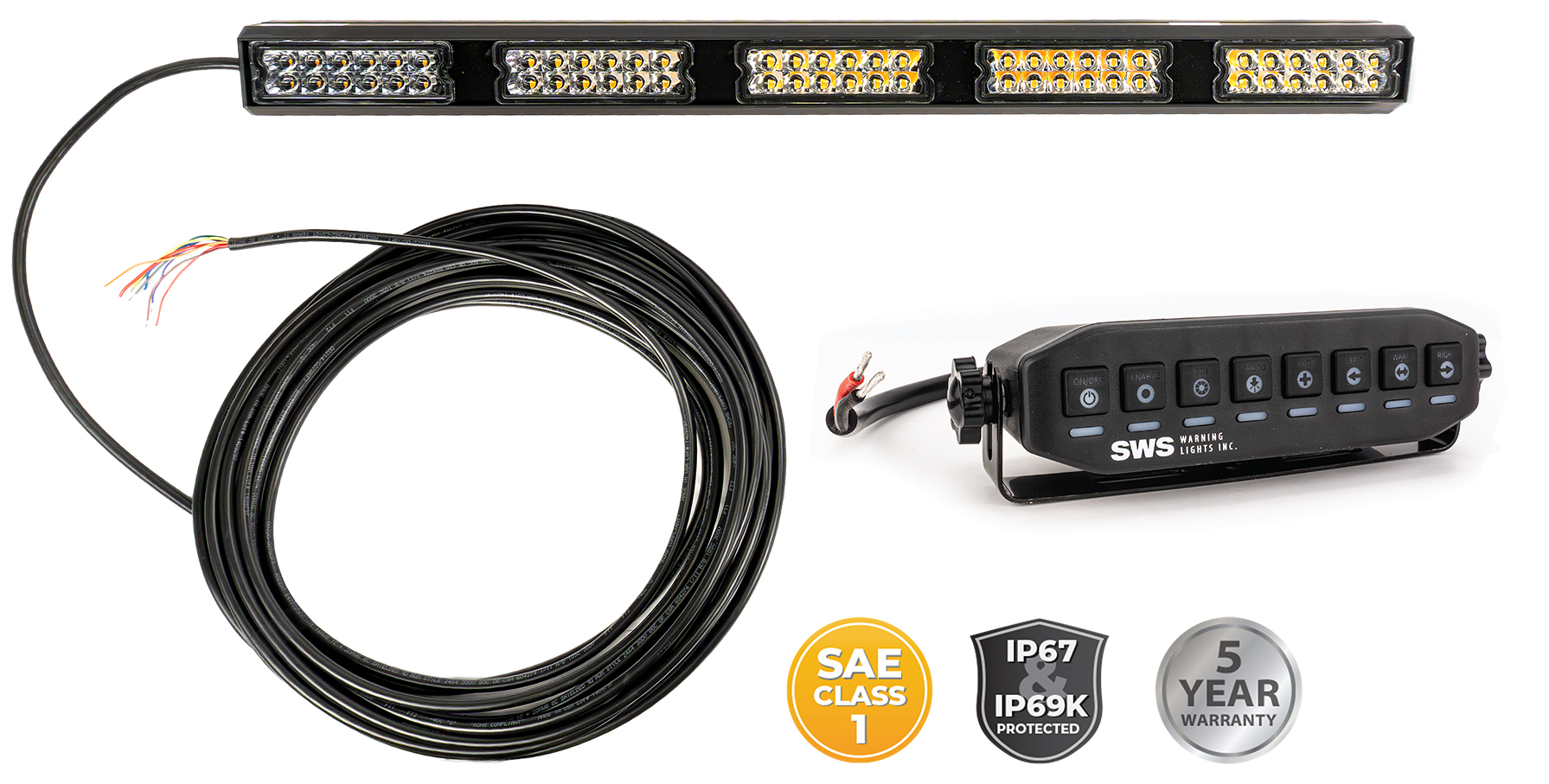 TRAFFIC DIRECTOR TITAN FLEET 29.375" WITH 40′ CABLE AND CONTROLLER #57130