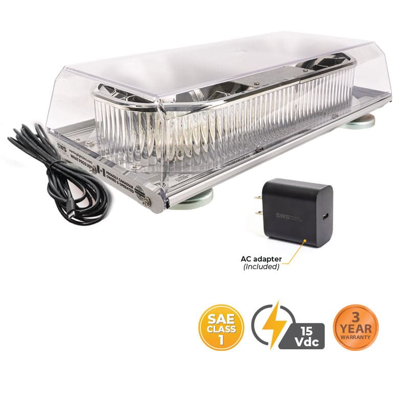 AMBER 16” APOLLO LOW PROFILE SELECT SERIES LED MINIBAR USB-C-PD MAGNETIC MOUNT #16156M-U00