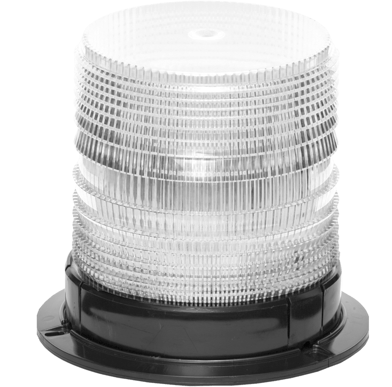 WHITE HIGH PROFILE FLEET PLUS LED BEACON PERMANENT MOUNT #23860