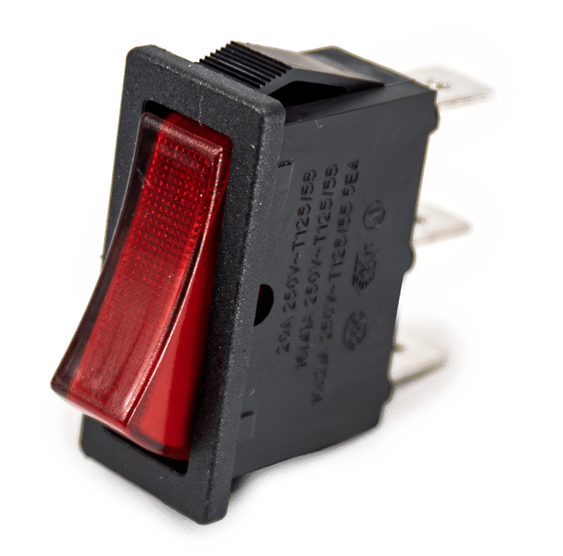 SWITCH ROCKER - S432 ILLUMINATED RED #766322