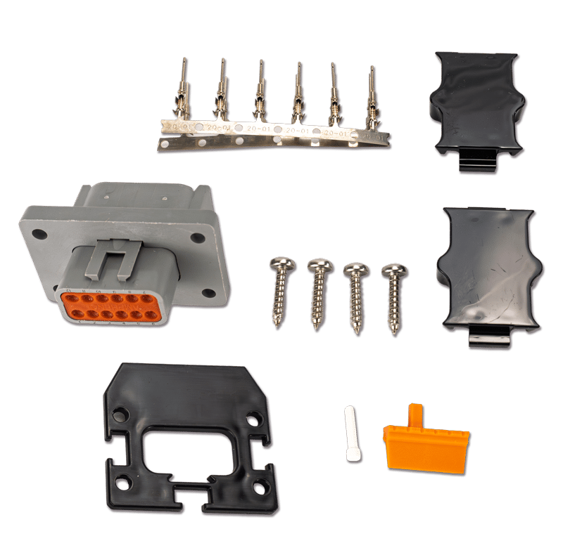 TITAN DTM PIN 12 POSITION CONNECTOR WITH FLANGE KIT #96051