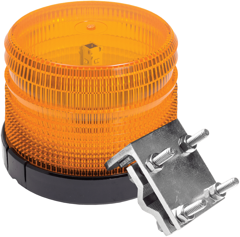 AMBER LOW PROFILE FLEET LED BEACON MIRROR MOUNT #27066