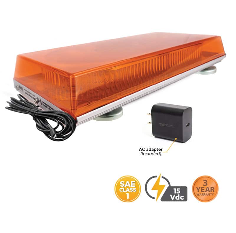 SLIM AMBER 16” APOLLO SELECT SERIES LED MINIBAR USB-C-PD MAGNETIC MOUNT #S16150M-U00