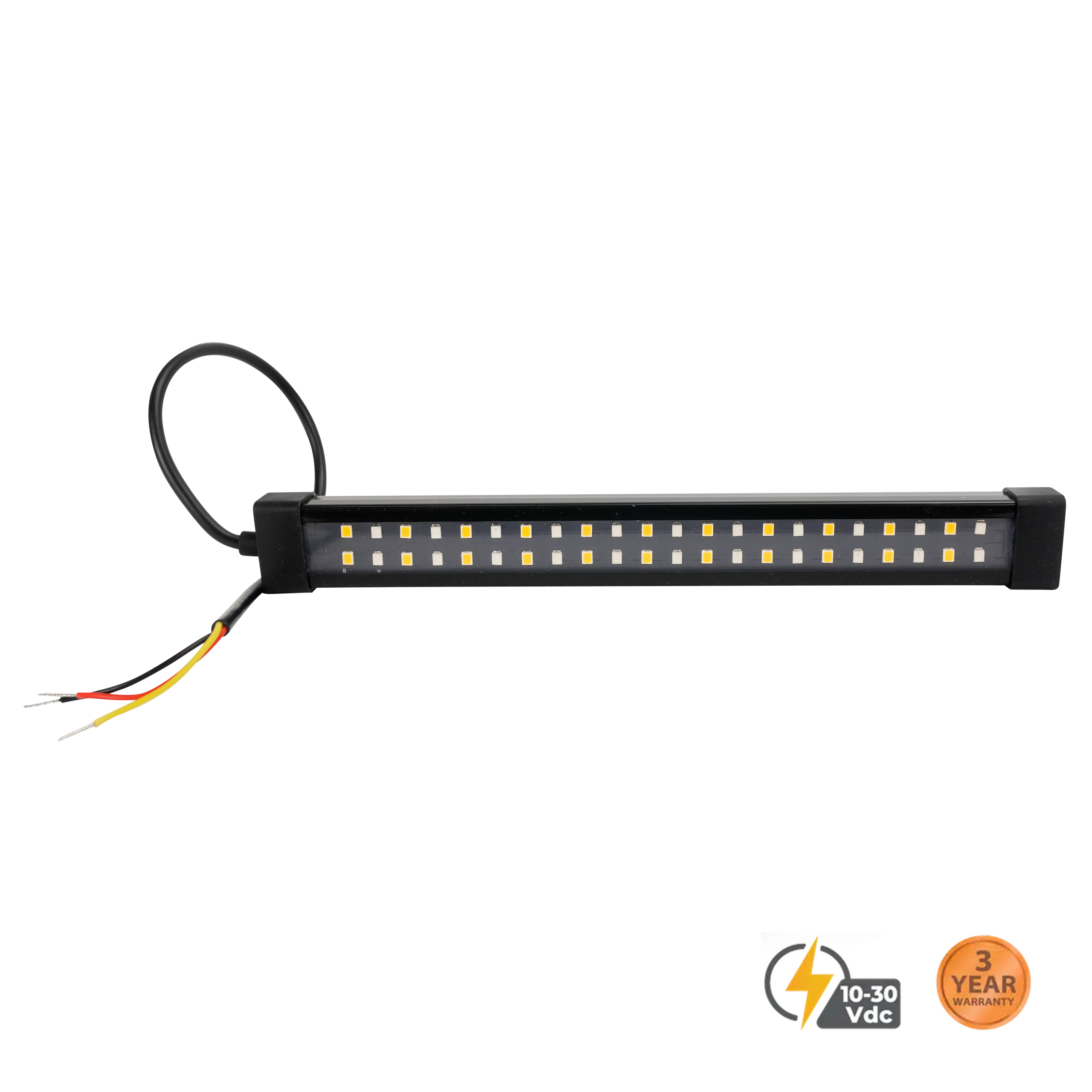 Flexible Flashing Amber Blue Strip Light 7" #93750-A/B