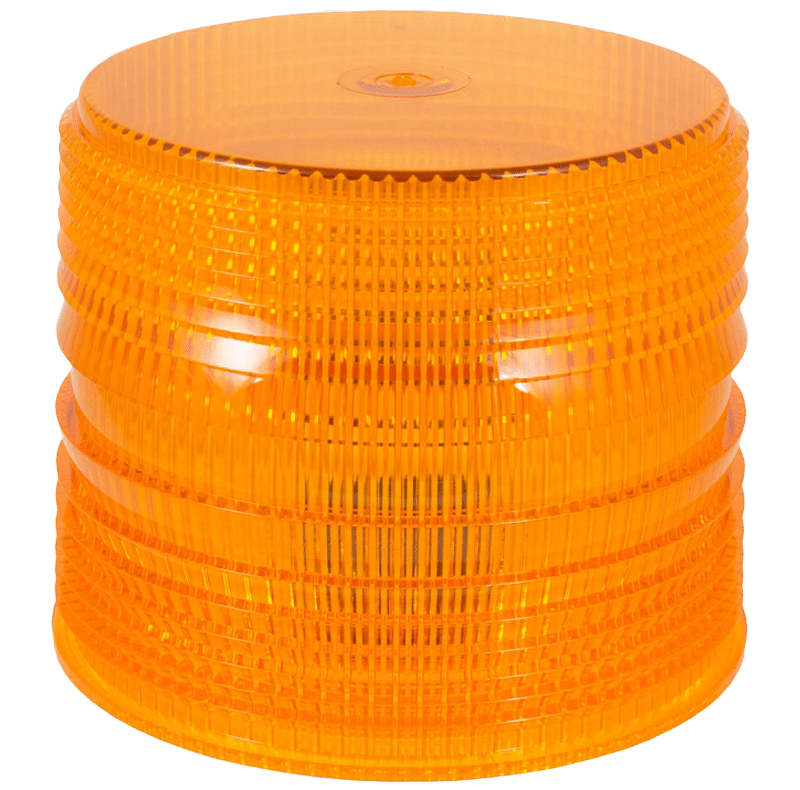 REPLACEMENT AMBER LENS MEDIUM PROFILE BEACONS #300-S-A