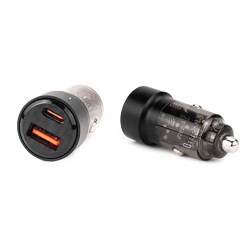 CAR CIGARETTE PLUG ADAPTER KIT 12V WITH USB-C #96031