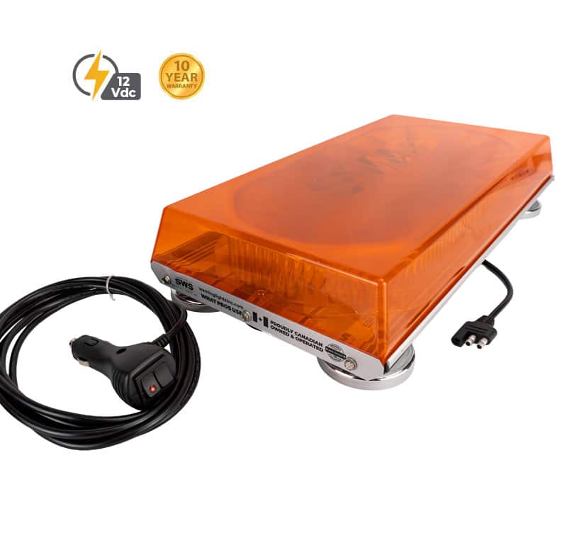 SLIM AMBER 16” MAGNETIC MOUNT FLEET PLUS LED MINIBAR #S16313