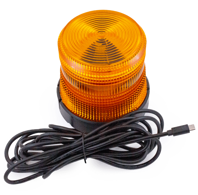 USB-C/AC AMBER LOW PROFILE MAGNETIC MOUNT SELECT SERIES BEACON #20740-U00