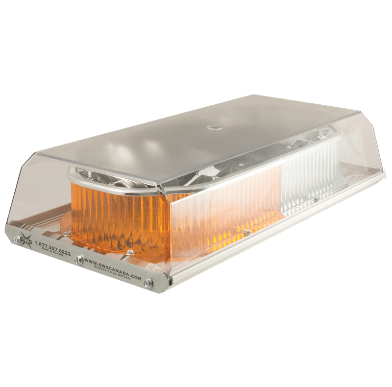 CLEAR AMBER 16” LOW PROFILE FLEET PLUS LED MINIBAR #16321