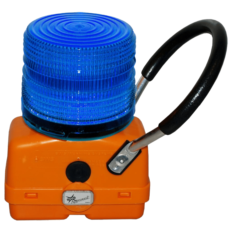 BLUE PORTABLE LED BEACON #735S-B